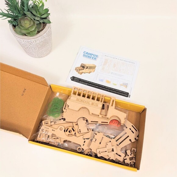 Smartivity Stem Wheels DIY Campus Surfer Bus Engineering Craft - Picture 5 of 10